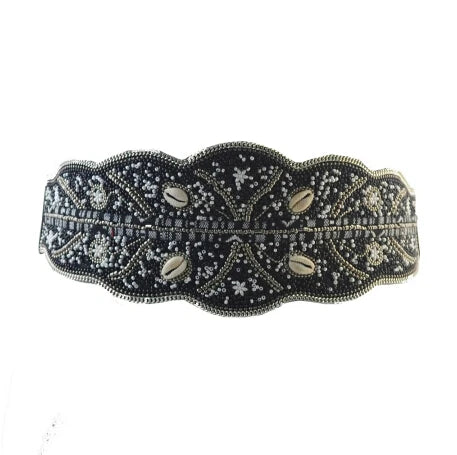 Luxurymania24 Hand-Beaded Boho Flower Waist Belt For Women