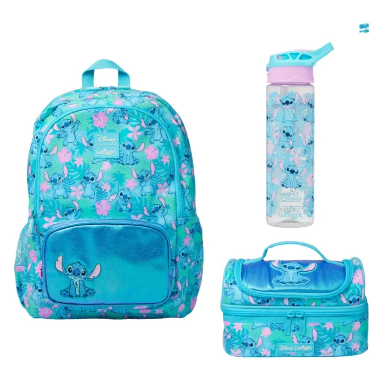 Luxurymania24 Smiggle School Bag Set For Girls Disney Stitch