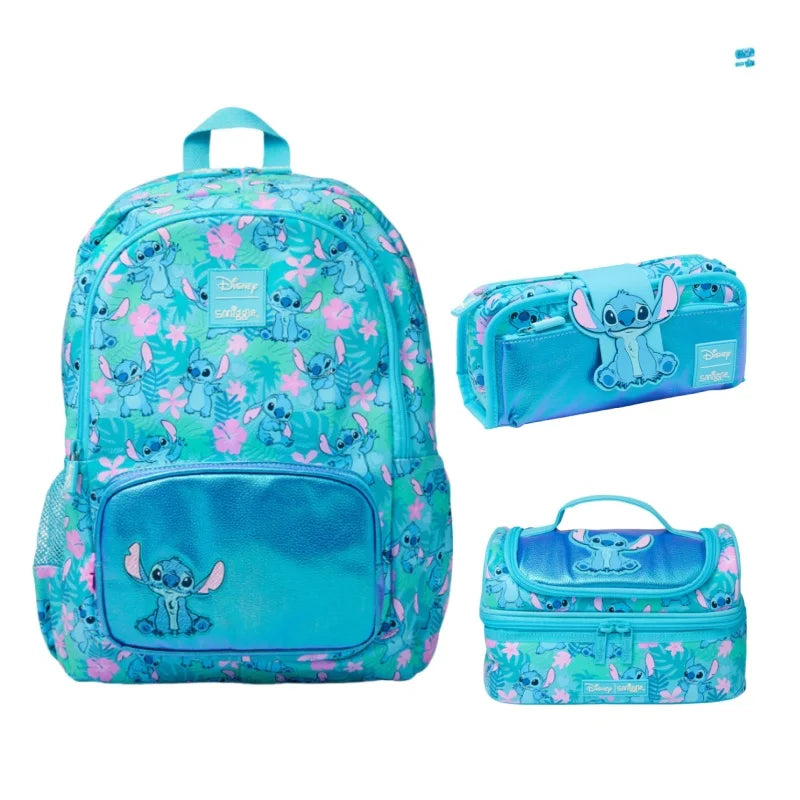 Luxurymania24 Smiggle School Bag Set For Girls Disney Stitch