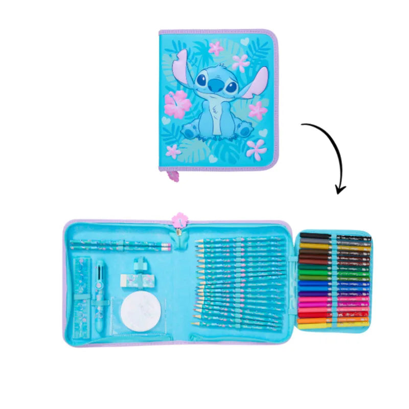 Luxurymania24 Smiggle School Bag Set For Girls Disney Stitch