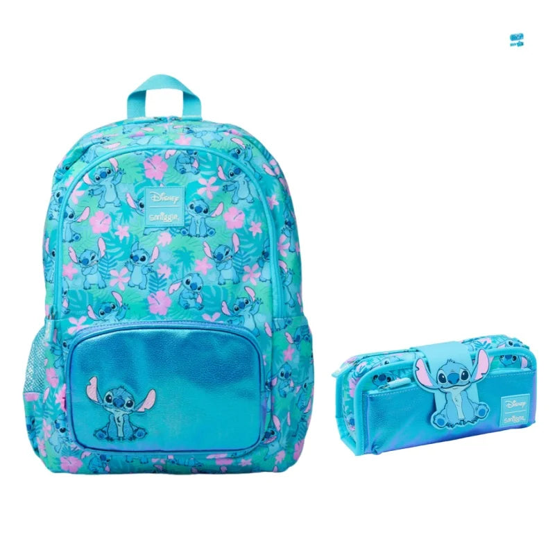 Luxurymania24 Smiggle School Bag Set For Girls Disney Stitch