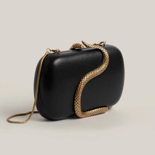 Summer Fashion Snake Skin PU Handbag