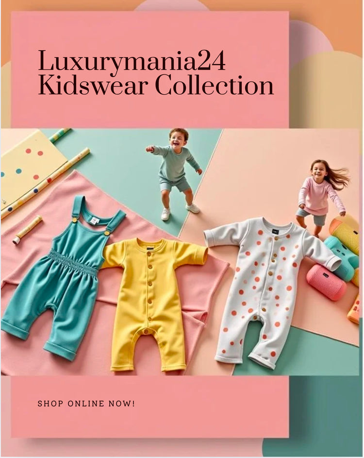 Luxurymania24 Kidswear Collection Featuring Trendy Baby Clothes Boutique for Stylish Young Ones