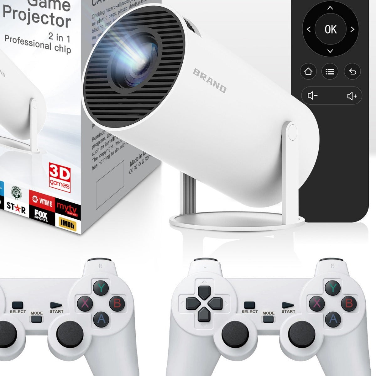 Game hot projector portable 4k high-definition