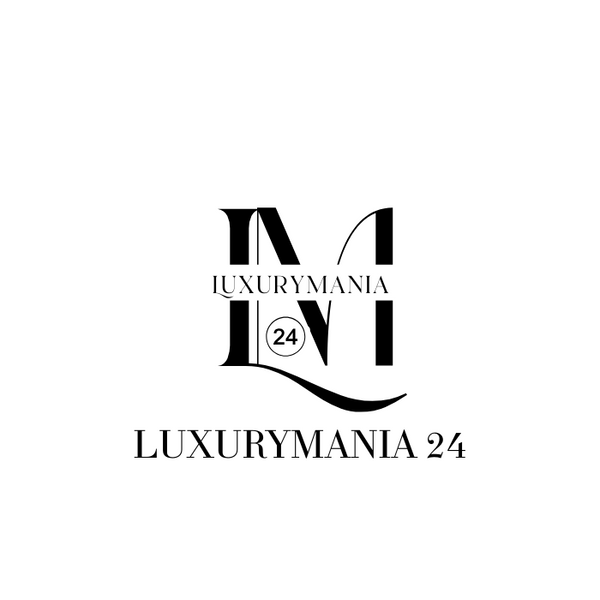 Luxurymania 24 logo on a white background