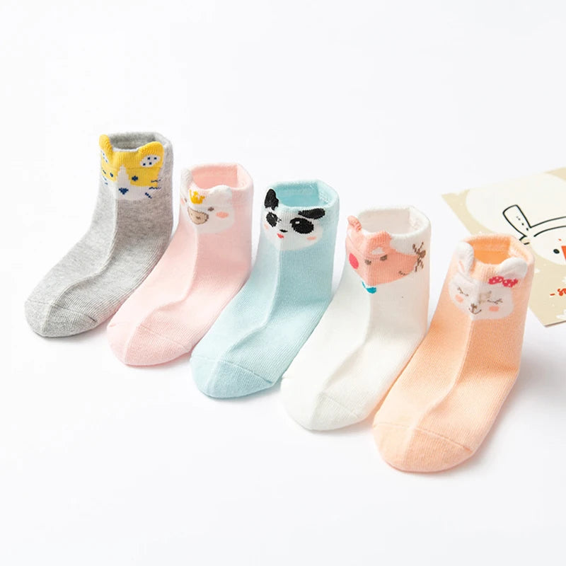 Luxurymania24 Cute Kids Warm Socks for Winter|5 Pack