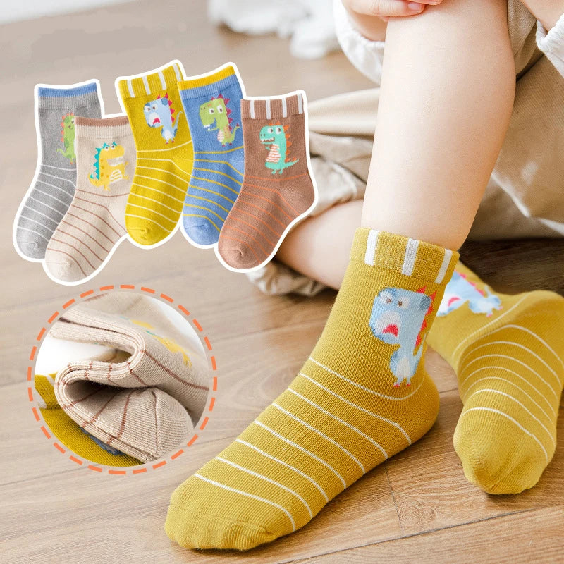 Luxurymania24 Cute Kids Warm Socks for Winter|5 Pack