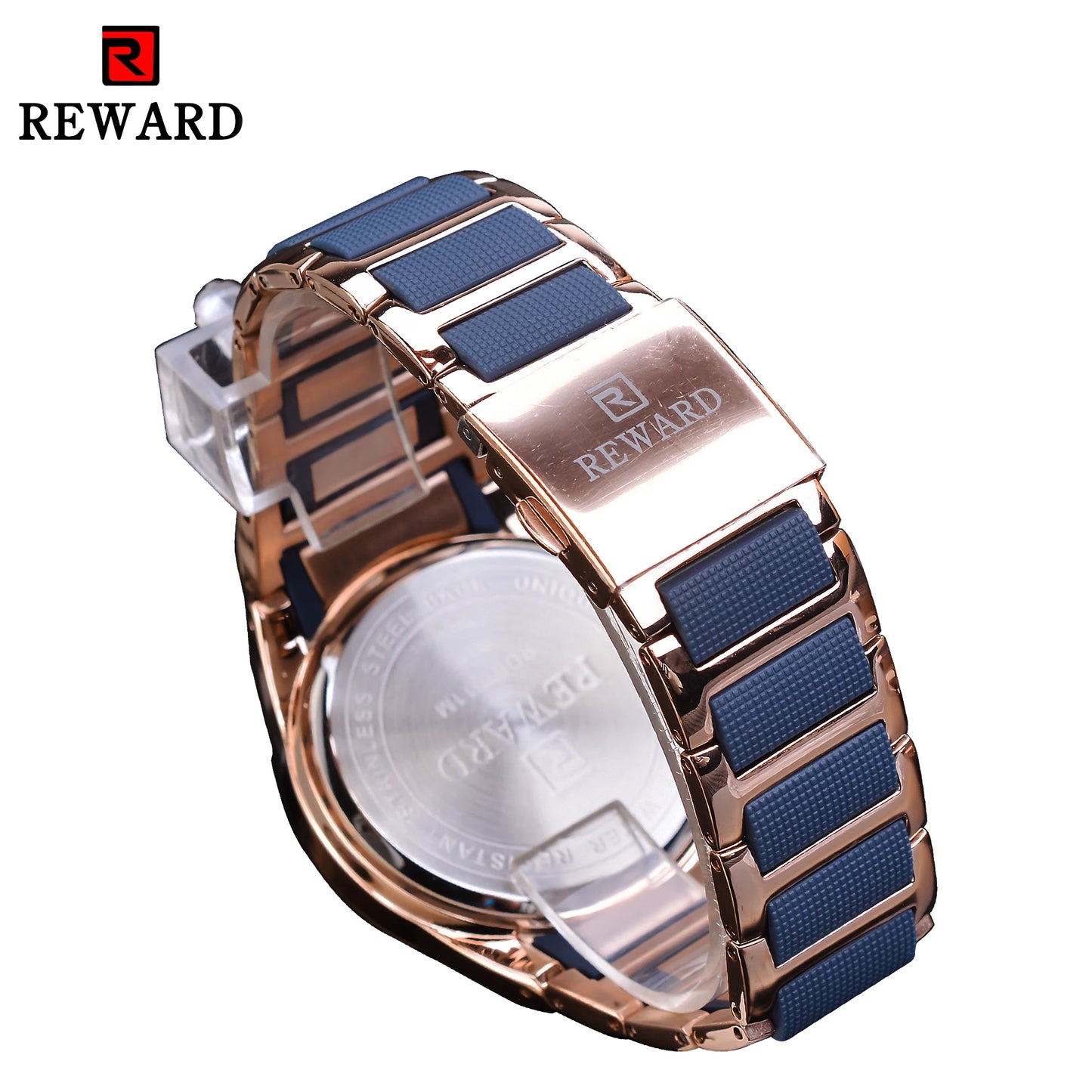 REWARD Multifunction Blue Men's Waterproof Multifunctional Quartz Watch