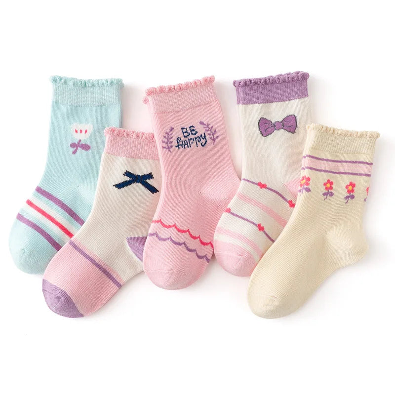Luxurymania24 Cute Kids Warm Socks for Winter|5 Pack