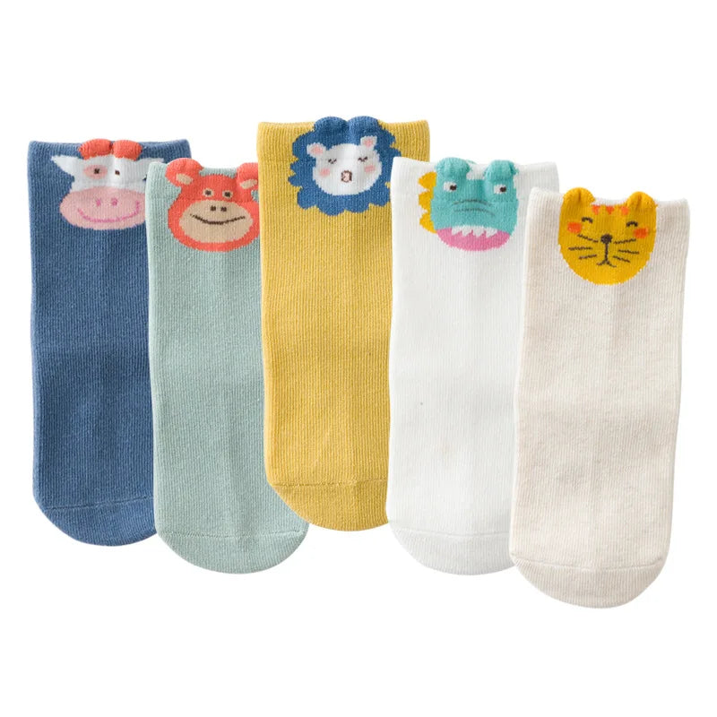 Luxurymania24 Cute Kids Warm Socks for Winter|5 Pack