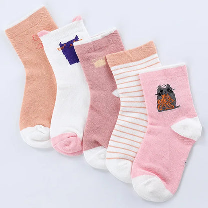 Luxurymania24 Cute Kids Warm Socks for Winter|5 Pack