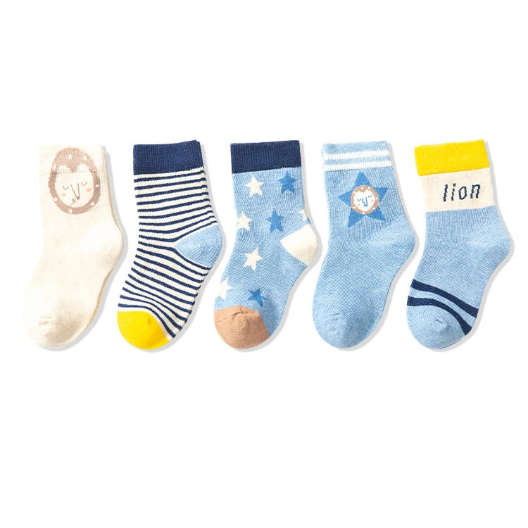 Luxurymania24 Cute Kids Warm Socks for Winter|5 Pack