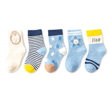 Luxurymania24 Cute Kids Warm Socks for Winter|5 Pack
