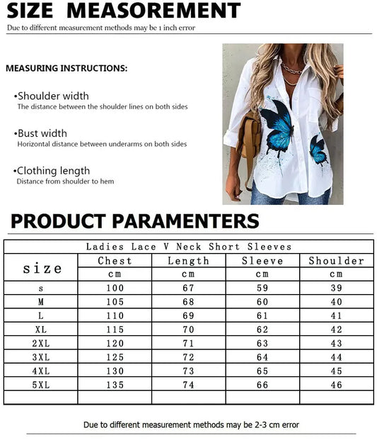 Artisan Vintage Digital Print Shirt – Elegant Long Sleeve Button-Down Blouse (Plus Size Friendly