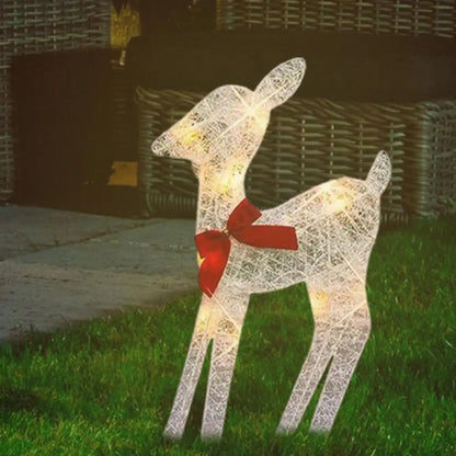 Outdoor Elk Ornament - Glows Brighter In Yard