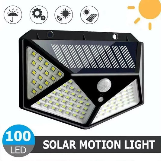 Guardian 100-LED Solar Security Light – Smart Motion Sensor & Emergency Lamp