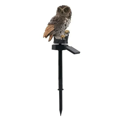 Solar Owl Garden Light - Waterproof Outdoor Animal LED Lamp for Garden & Path Decor