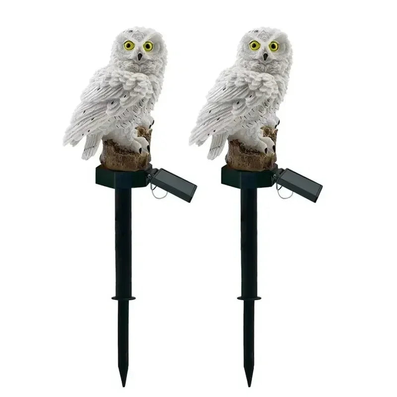 Solar Owl Garden Light - Waterproof Outdoor Animal LED Lamp for Garden & Path Decor