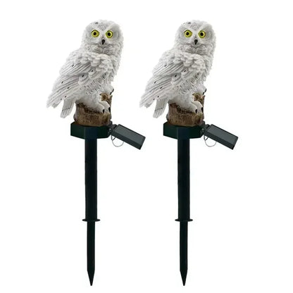 Solar Owl Garden Light - Waterproof Outdoor Animal LED Lamp for Garden & Path Decor