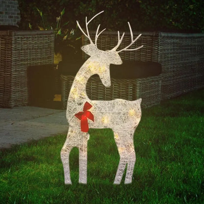 Outdoor Elk Ornament - Glows Brighter In Yard
