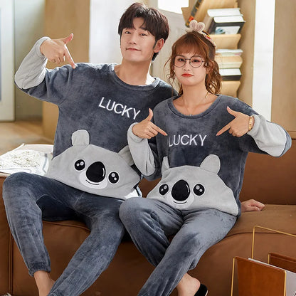 Couple Pajamas Set