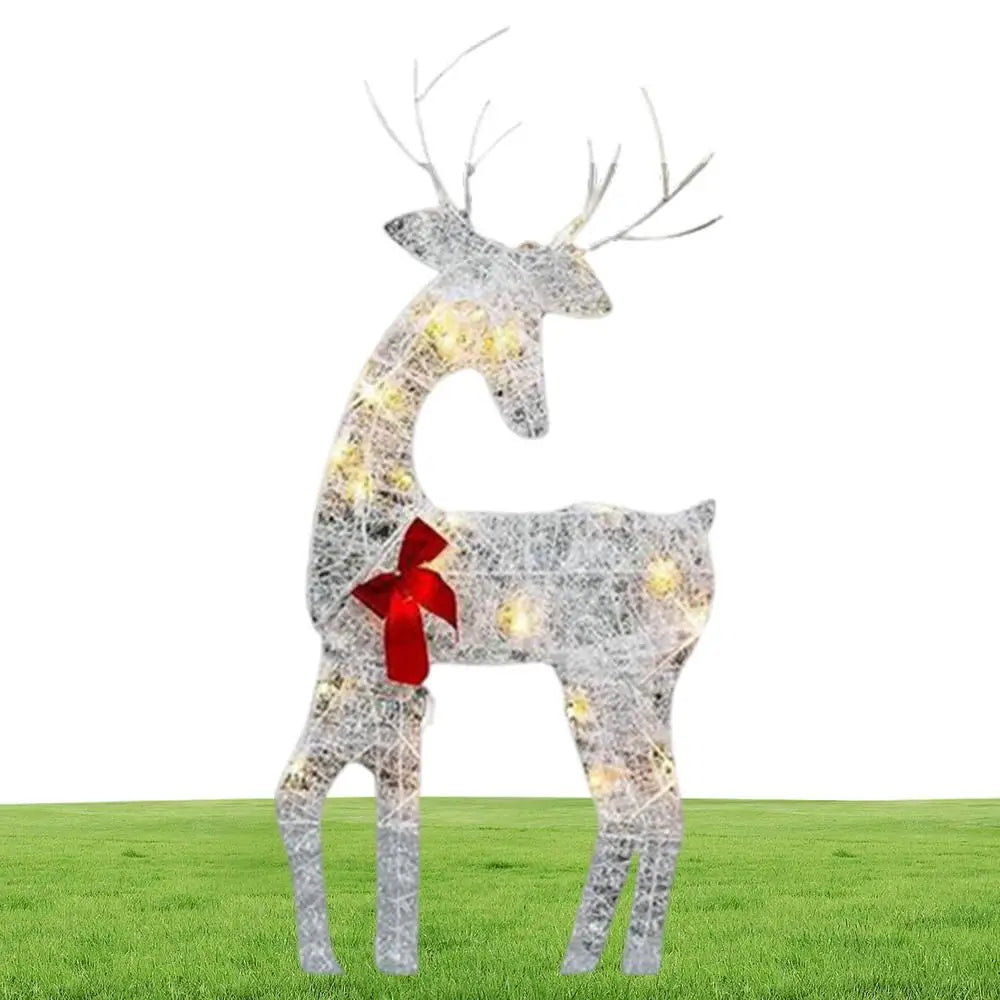 Luxurymania24 Outdoor Elk Ornament - Glows Brighter In Yard