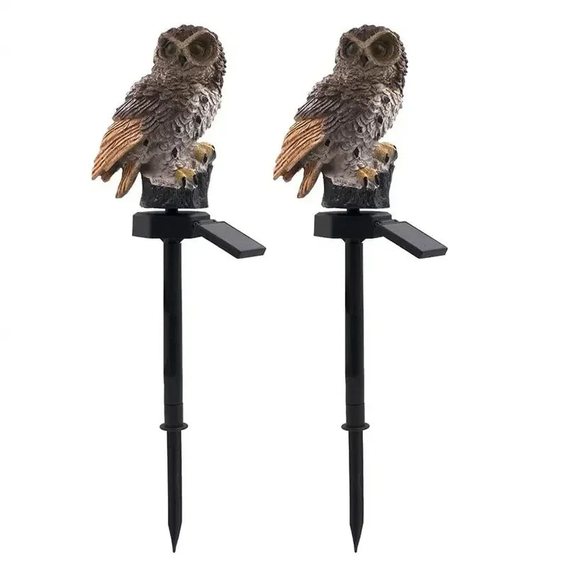 Solar Owl Garden Light - Waterproof Outdoor Animal LED Lamp for Garden & Path Decor