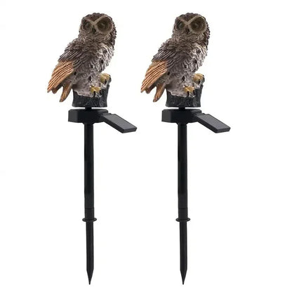 Solar Owl Garden Light - Waterproof Outdoor Animal LED Lamp for Garden & Path Decor