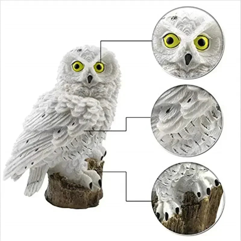 Solar Owl Garden Light - Waterproof Outdoor Animal LED Lamp for Garden & Path Decor