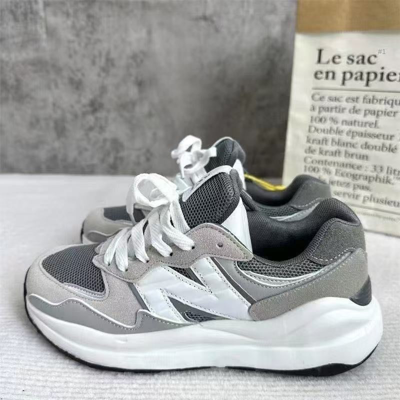 Ape Shark Grey Casual Shoes grey mesh and suede trainers with white chunky sole and lace up design for everyday wear