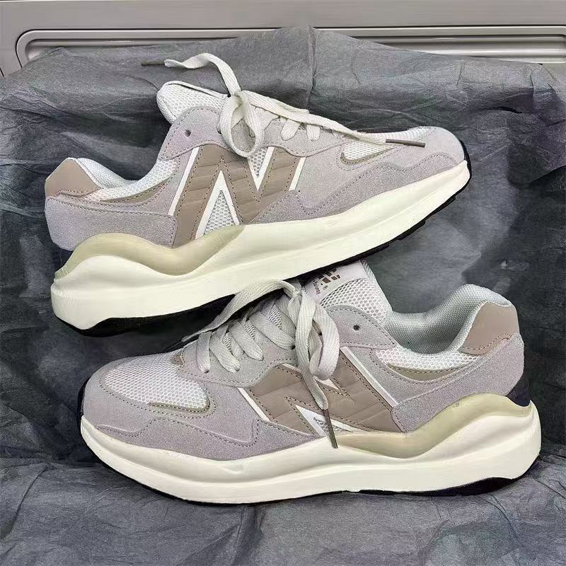 Ape Shark Grey Casual Shoes lace up grey mesh and suede trainers with chunky white sole