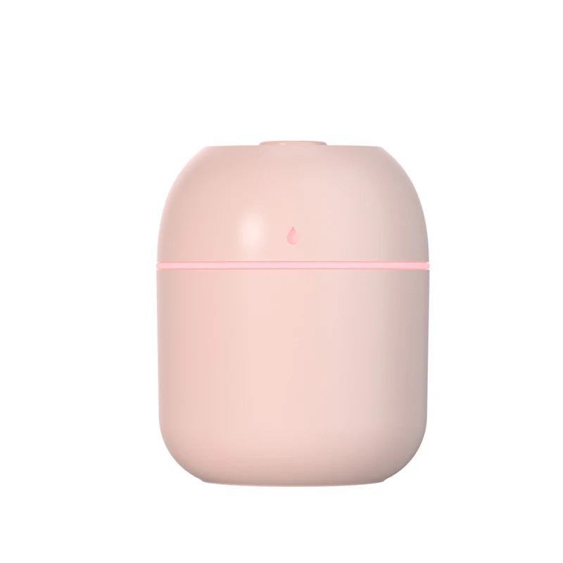 Luxurymania24 car humidifier cool mist sprayer in soft pink design for refreshing car air quality