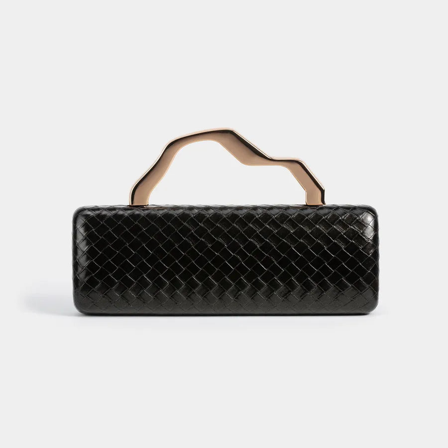 PU Gold Shaped Clutch Bag