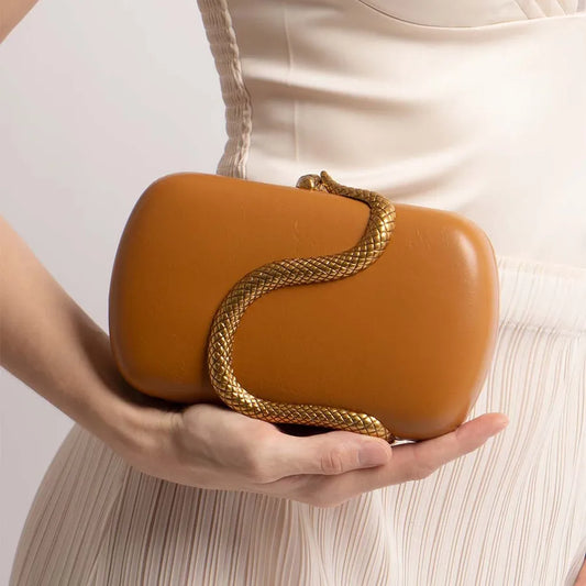 Summer Fashion Snake Skin PU Handbag