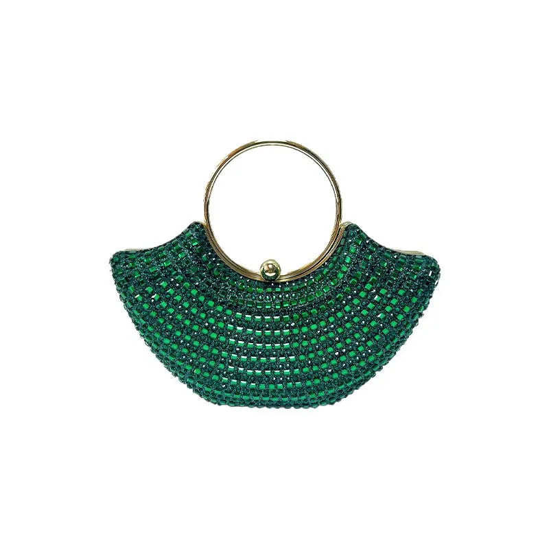 Fashionable Water Diamond Clutch Bag