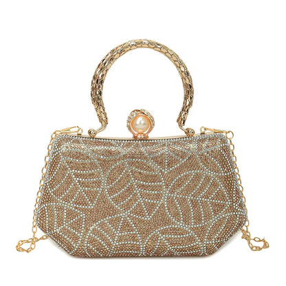 Diamond Embedded Retro Evening Bag