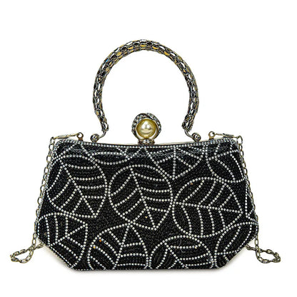 Diamond Embedded Retro Evening Bag