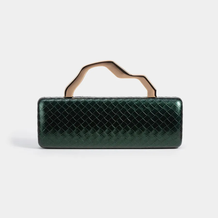 PU Gold Shaped Clutch Bag