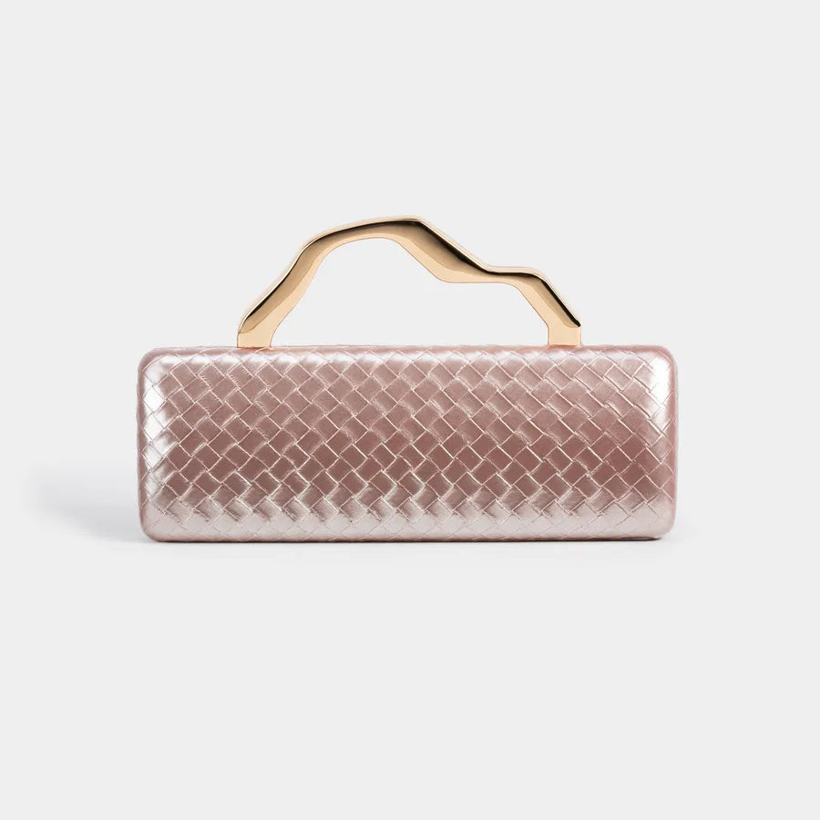 PU Gold Shaped Clutch Bag