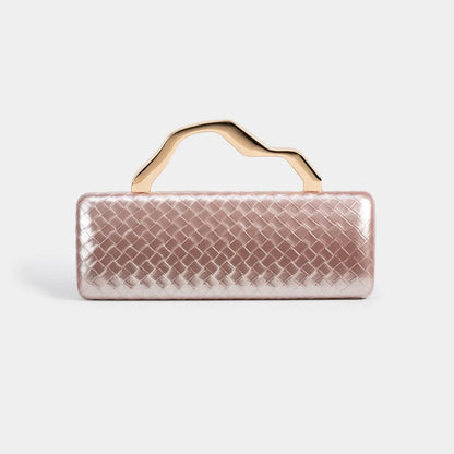 PU Gold Shaped Clutch Bag