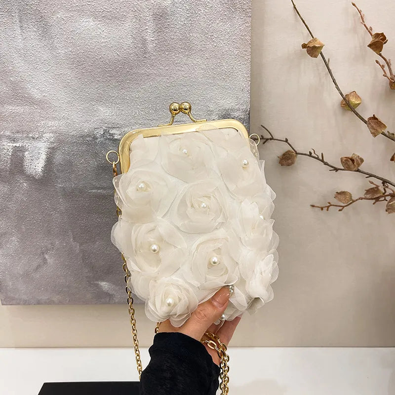 Embellished Clutch Shoulder Bag