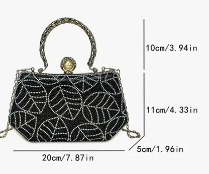 Diamond Embedded Retro Evening Bag
