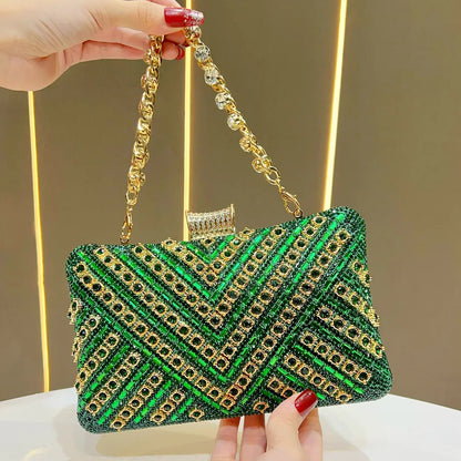 New Evening Gown Diamond Clutch Bag
