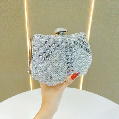 Embedded Tassel Evening Bag