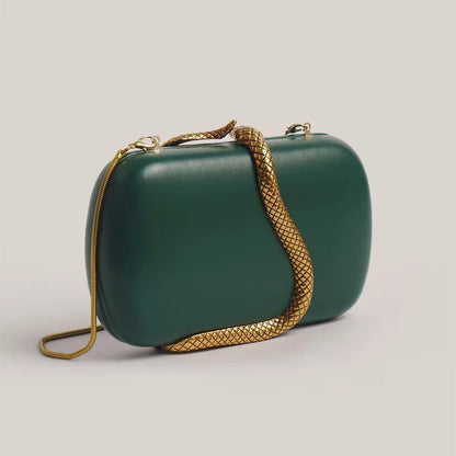 Summer Fashion Snake Skin PU Handbag