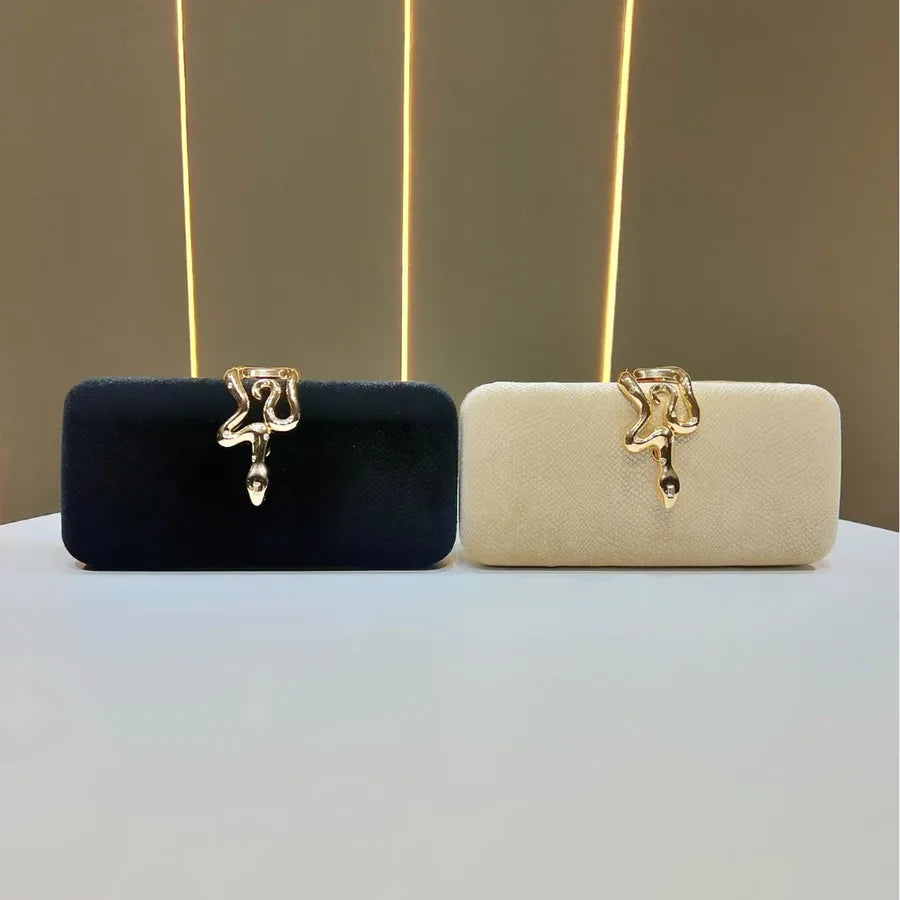 Fashionable Velvet Clutch Bag