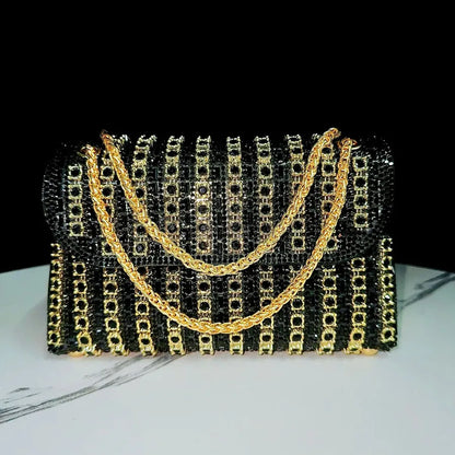 Diamond Embedded Underarm Evening Bag