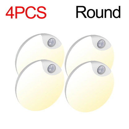 Round LED garden lights in white for outdoor illumination