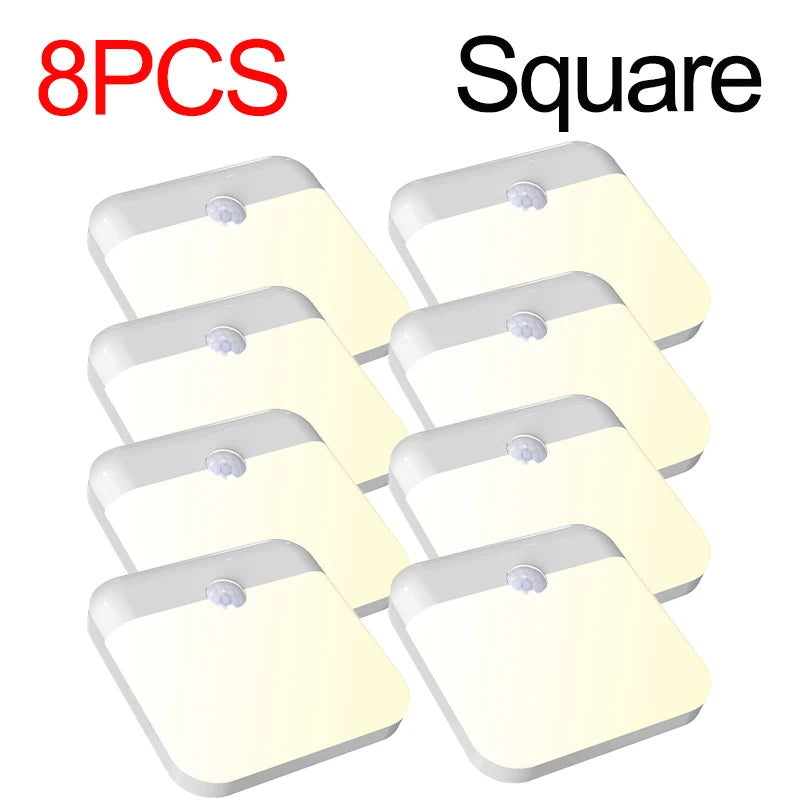 Square LED garden lights white for outdoor illumination