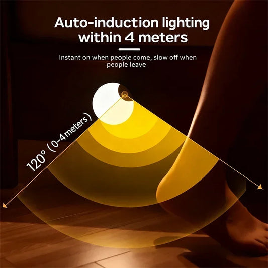 LED garden light yellow with auto-induction feature